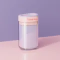 Portable travel mug toothbrush case pink and purple plastic container for outdoor business trips. - Princess Pink (Double Cups)
