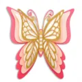 Close up of 3d hollow pearl paper butterfly wall sticker wedding party decor details - HB022: Type A