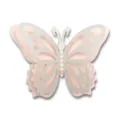 3D layered hollow pearl paper butterfly wall sticker, elegant pink wedding party decoration. - HB036: Style A