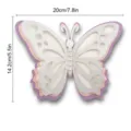 3D 4-layer pearl paper butterfly wall sticker, romantic wedding and party decorative crafts. - HB036 Style B / S