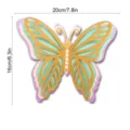 Details of the 3D 4-layer hollow paper butterfly decoration with pearl accents, size 20x16cm. - HB037 Style C / S