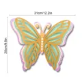 3D 4-Layer Pearl Paper Butterfly Wall Sticker Home Wedding Party Decoration Large Size - HB037 Style C / L