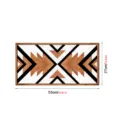 Peinture de décoration murale en bois encadrée géométrique nordique pour le salon - MZ452-taille M / Tilleul de 5 mm d'épaisseur avec auto-adhésif