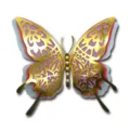 3D hollow butterfly wall sticker, multi-layer pearl paper decor for wedding home party. - HB033: Type C / Large: With 5 Pieces of 12mm Artificial Pearls