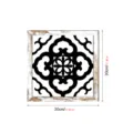 Wooden wall art decor vintage geometric pattern hanging sign for living room bedroom home - Style MZ435-B