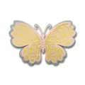 3D layered hollow paper butterfly wall sticker, pink yellow green multi-layer craft decor. - HB040: Style D