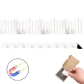 Bordo magnetico per lavagna venatura legno bianco modanatura per bacheca decorazione - CT310 (Venatura del Legno Bianca) / Set