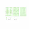 Autocollants muraux etoiles lumineuses DIY pour chambre d'enfant fluorescents 3 feuilles - 3601