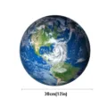 Luminous earth wall sticker for kids room, glowing planetary decor, 30cm diameter. - New 30cm Earth