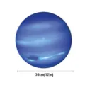 Luminous Neptune wall sticker glow in the dark planet decor for kids room 30cm size - New 30cm Neptune