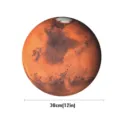 Mars wall sticker 30cm glow in the dark planet wall decal for kids room space decor item - New 30cm Mars