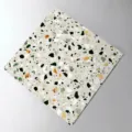 Thickened terrazzo floor sticker self-adhesive tile sticker decorative wall paper 1pc - 4 Slices/Pack / SMS001