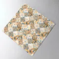 Terrazzo Floor Tile Sticker Self-Adhesive Checkerboard Pattern Waterproof Wall Decor - 4 Slices/Pack / SMS012
