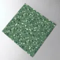 Green terrazzo self-adhesive floor tile sticker waterproof anti-slip decorative roll - 4 Slices/Pack / SMS008