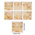 Non-slip bathtub stickers 3D beach seashell starfish waterproof floor tile decals 20x20cm - Anti-slip Sticker / Beach Shell