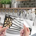 Adesivo per piastrelle retrò floreale per cucina e bagno, impermeabile e autoadesivo. - KIT132