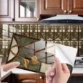 Adesivo per piastrelle vintage retro per cucina bagno impermeabile decorazione murale - KIT133