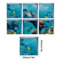 Waterproof anti-slip bathroom stickers with ocean underwater sea turtle and fish designs. - Anti-slip Sticker / Sea Turtle Fish