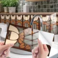 Retro adesivi per piastrelle autoadesivi impermeabili adesivi murali per cucina bagno decorazioni - KIT135