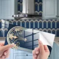 Adesivo per piastrelle retro carta da parati adesiva impermeabile per cucina e bagno. - KIT136