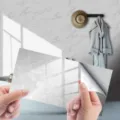 Adhesivo de azulejos con patrón de mármol impermeable, papel tapiz autoadhesivo hogar. - Paquete de 4 Piezas / DLS022