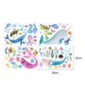 Adhésifs muraux sirène lumineux étanches monde océan chambre d'enfants décoration - Sirène Magique (YGP034)