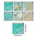 Non-slip bathtub stickers waterproof anti-skid beach starfish shell tile stickers 20cm - Anti-slip Sticker / Beach Starfish