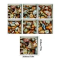Anti slip bathtub stickers 3d pebble pattern waterproof bathroom floor tile decals 20x20cm - Anti-slip Sticker / 3D Pebbles