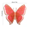 3D layered hollow pearlescent paper butterfly wall sticker for wedding party home decor - HB034 - Style B / S