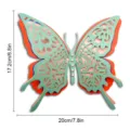 3D layered hollow butterfly wall sticker with pearl decor, 20x17.2cm festive party decor - HB033 - Style B / S