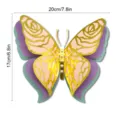 Layered pearl paper butterfly detail showing hollow design and pearl decor for wedding decor. - HB034 Style E / S