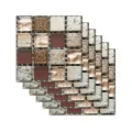 3d mosaik fliesen aufkleber wanddekoration selbstklebende abloesbare diy wandfliese - MSC030
