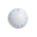 Creative golf ball wall clock acrylic silent movement modern home bedroom decor watch - Golf Ball Wall Clock / White