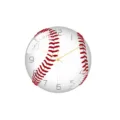 Baseball wall clock mute acrylic bedroom living room decorative clock 12 inch round timepiece - Baseball Style (CC120) / White