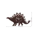 Hölzerne Dinosaurier Wanduhr mit leisen Uhrwerk und klaren Ziffern für das Kinderzimmer. - MCC413B Stil