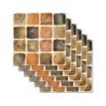 3D Mosaik Fliesenaufkleber PVC selbstklebende Tapete abnehmbar DIY Heimdekor Detail - MSC036