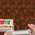 Carta da parati adesiva retrò adesivo per piastrelle, murale decorativo impermeabile. - LA003