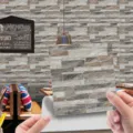 Adesivo murale effetto pietra carta da parati impermeabile per decorazioni casa - LA019