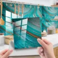 Waterproof crystal tile sticker peel and stick wall decor for kitchen bathroom renovation - TS233