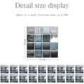 Mosaic tile stickers self-adhesive 10x10cm 18pcs pack kitchen wall floor decor waterproof - Style MTS039 / 10cm 18 Pcs Pack