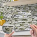 Carta da parati adesiva effetto pietra 3D pannello murale decorativo per casa - LA025