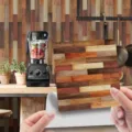 Wood grain peel and stick tile sticker removable retro wall sticker for kitchen decor - 10*10cm - 20 Pieces / WDT002