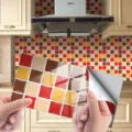 Adhesivo baldosas cristal cocina impermeable antiaceite mosaico decoracion pared - KIT068