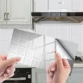 Self-adhesive crystal tile sticker for kitchen oil-proof waterproof wall decoration. - KIT064 / 12 Pieces/Pack