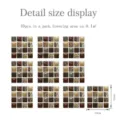 Autocollants de carreaux de mosaïque 3D 10pcs autocollant décoration murale imperméable - MSC075
