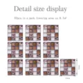 Autocollants carrelage mosaique 3D PVC adhesif mural impermeable 10 pieces pack neuf - Film brillant - 15x15 cm - 10 pièces