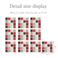 Autocollants de carreaux de mosaique 3D decoration murale autocollante 10 pcs 0,1 m². - MSC073