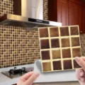 Λεπτομερής όψη αυτοκόλλητου πλακιδίου 3D ψηφιδωτού, αυτοκόλλητο τοίχου για κουζίνα. - MSC146