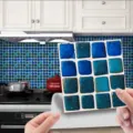 3d autokolito platikou mosaikou adiavrotho aftokollito gia kouzina toichos - Γυαλιστερό φιλμ - 10x10 cm - 10 τεμάχια / MSC140