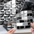 Adesivo per Piastrelle Mosaico in PVC Autoadesivo Impermeabile Marmo Parete Decor - Pellicola di Cristallo DJ071